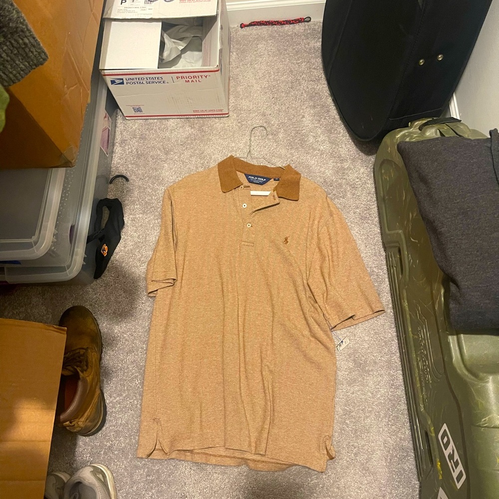 brown ralph lauren polo